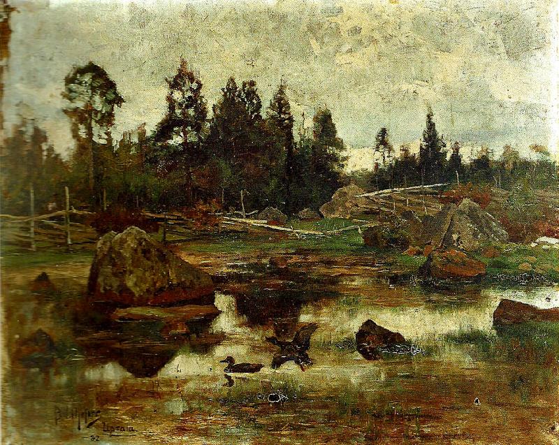 bruno liljefors upplandskt landskap oil painting image